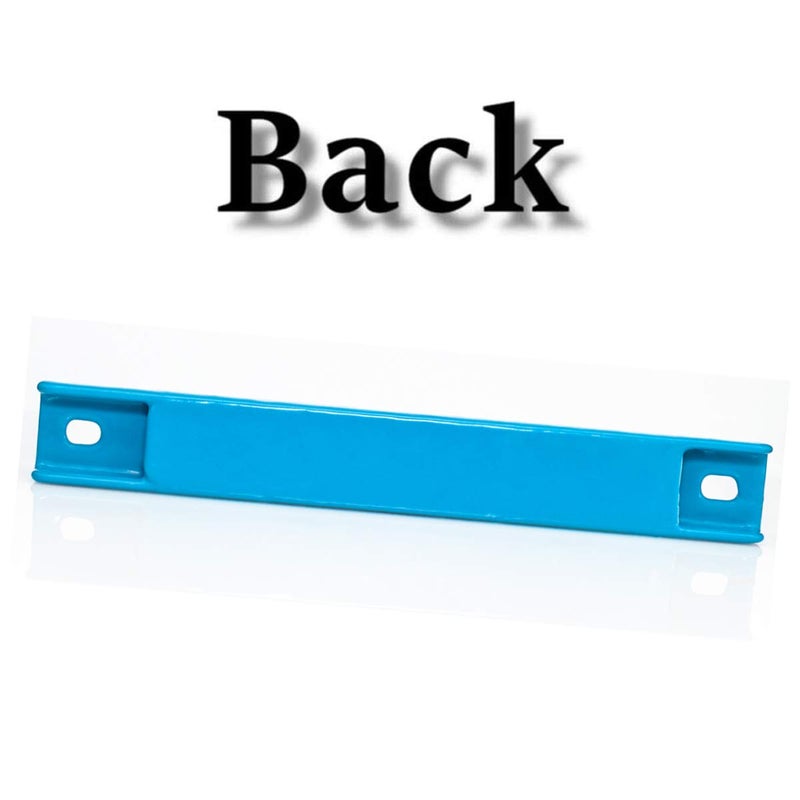 WFPOWER Rubber Coated Magnetic License Plate Holder, 2 Pack Strong Bar Magnet with Rubber Molded Plate for Test Driving, Dealer Demo License Magnet Plate Holder Blue with Screws - Image 4
